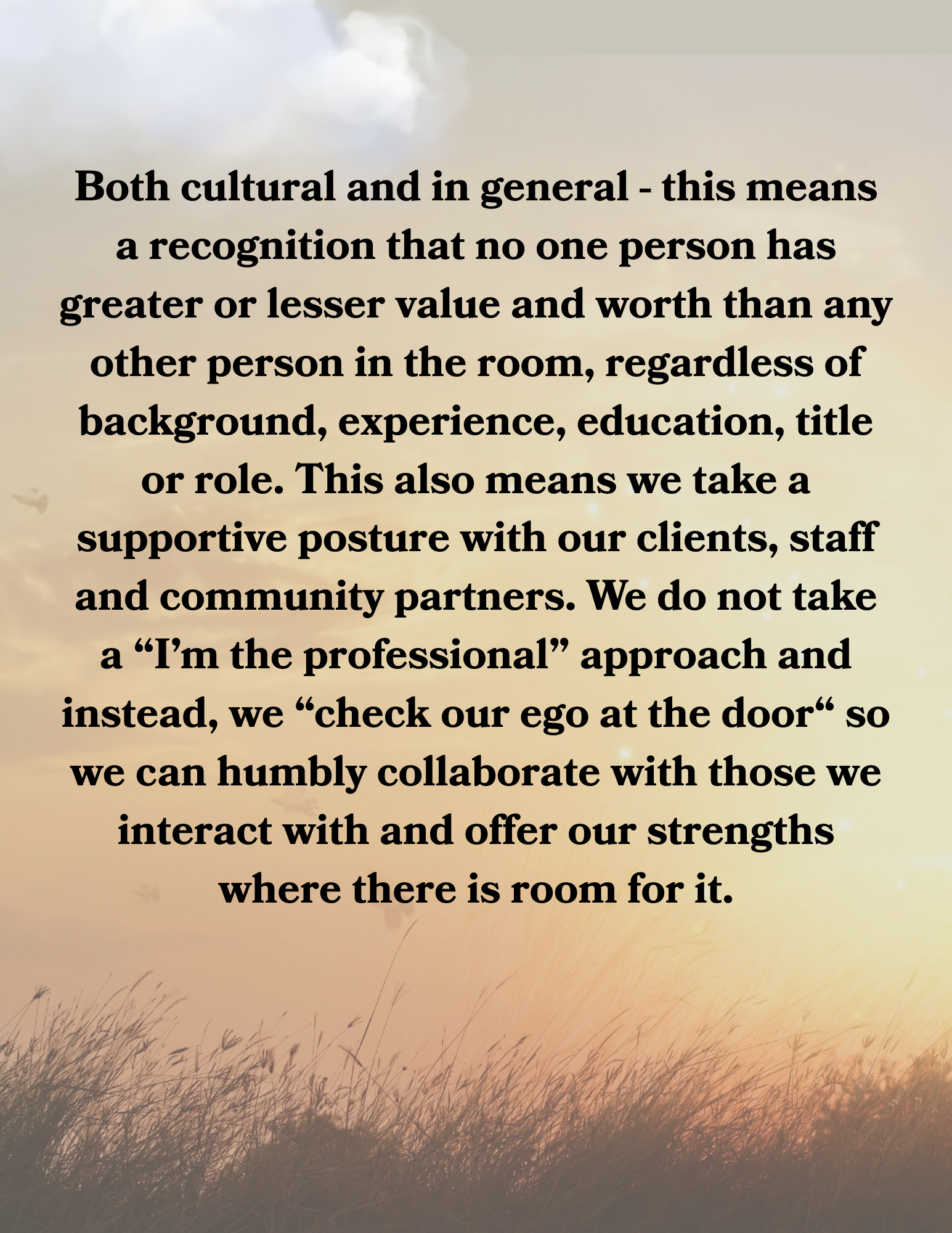 Humility