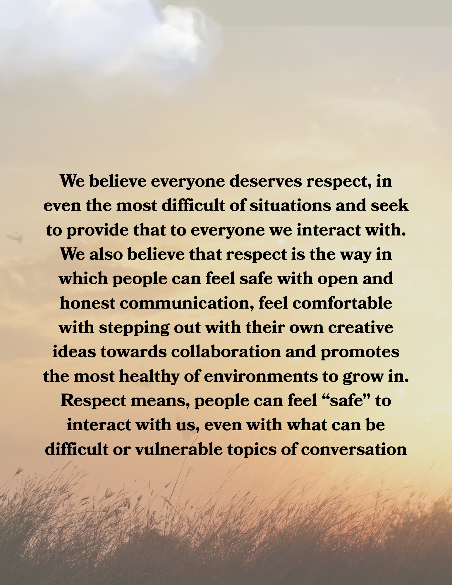 Respect