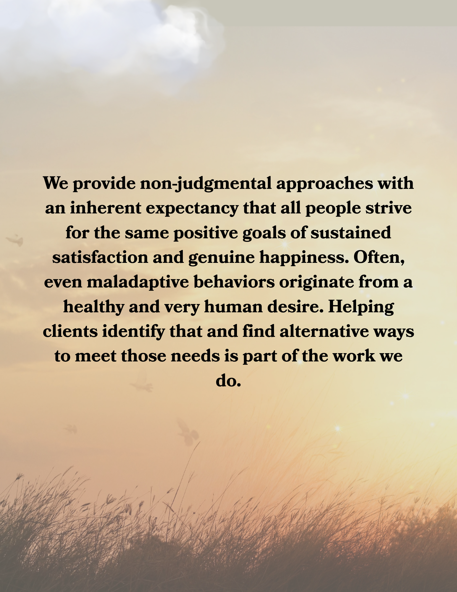 Unconditional Positive Regard
